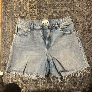 H&M Light Blue Denim Cutoff Shorts